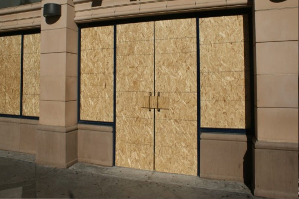 Boarding Up in West Brompton, World's End, SW10